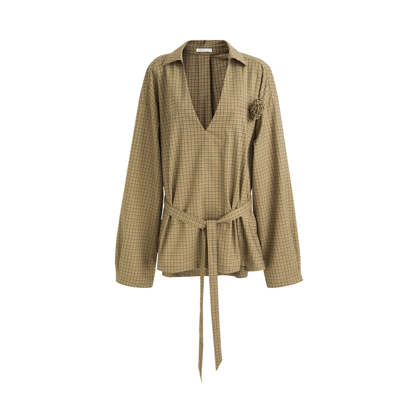 Artisan V-Neck Striped Overshirt