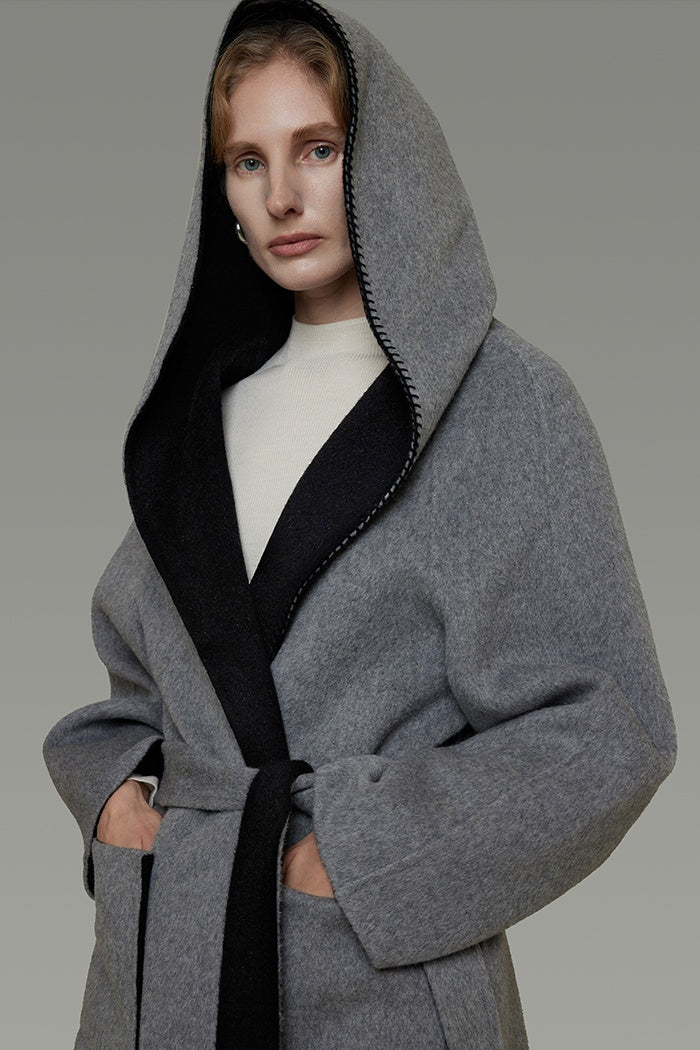Urban Luxe Reversible Wool Coat