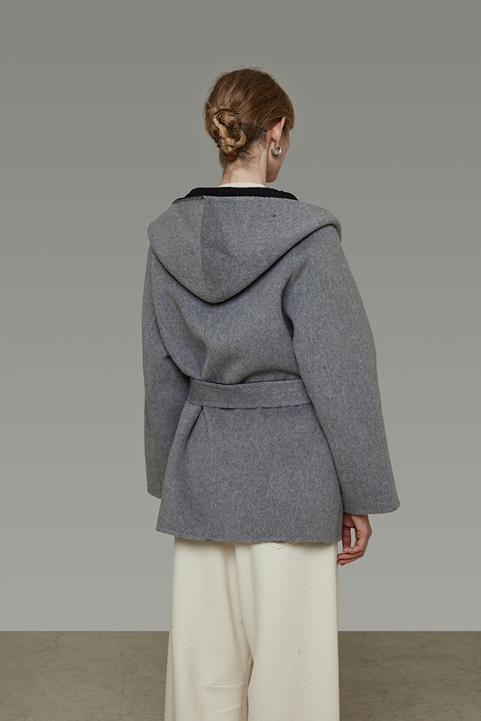 Urban Luxe Reversible Wool Coat