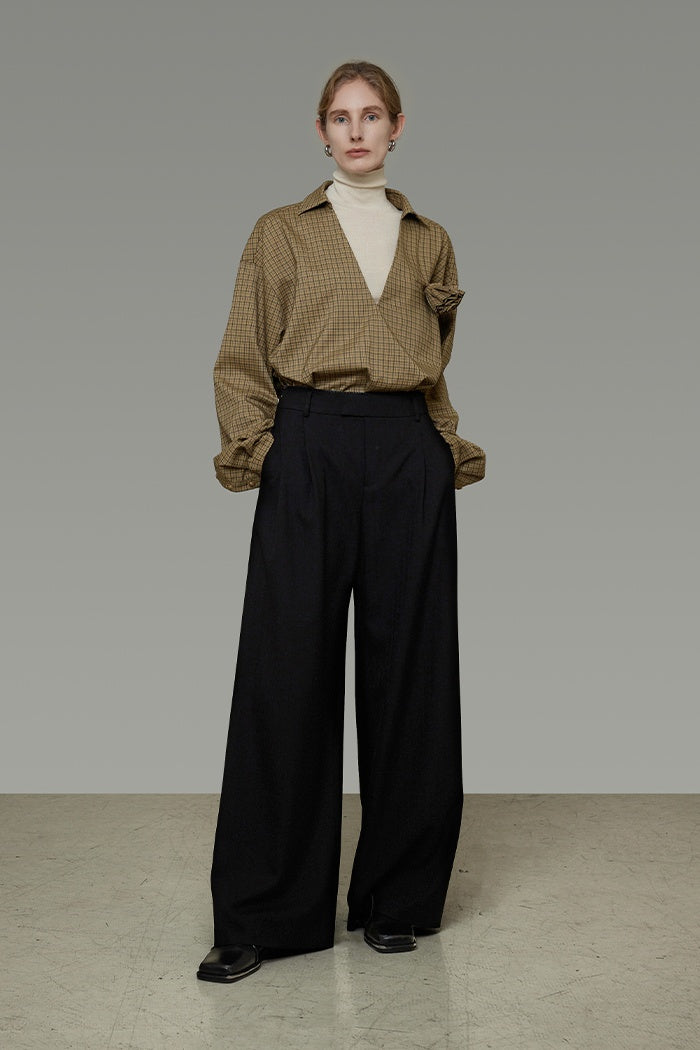 Artisan V-Neck Striped Overshirt