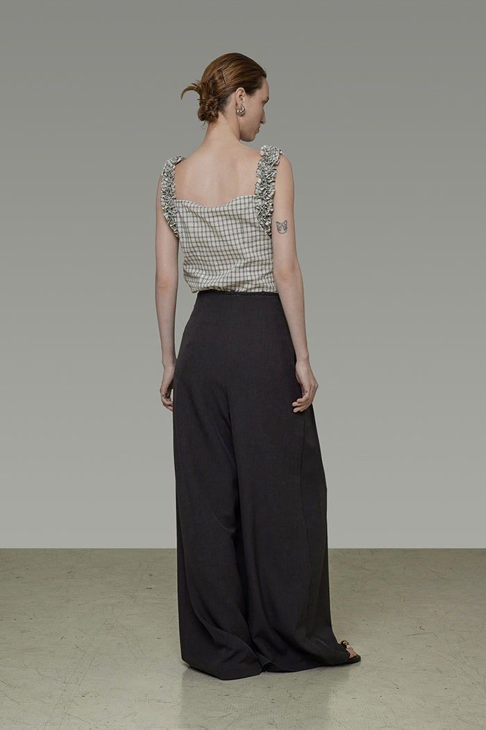 Artful Edge Plaid Sculpted Camisole