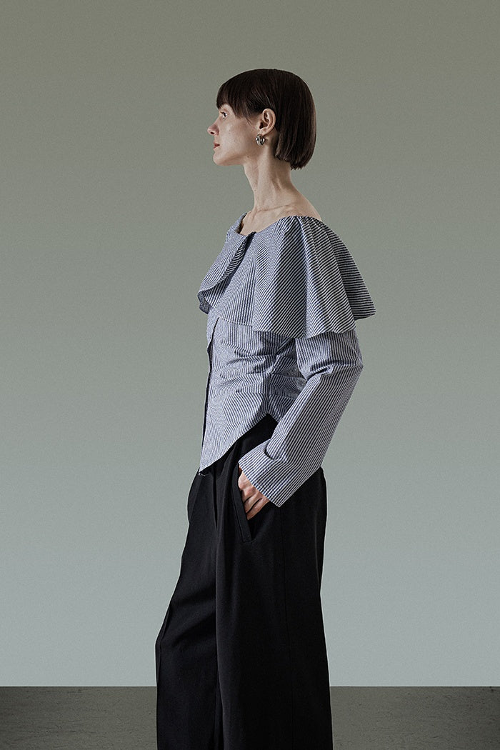 Whisper Charm Off-Shoulder Blouse