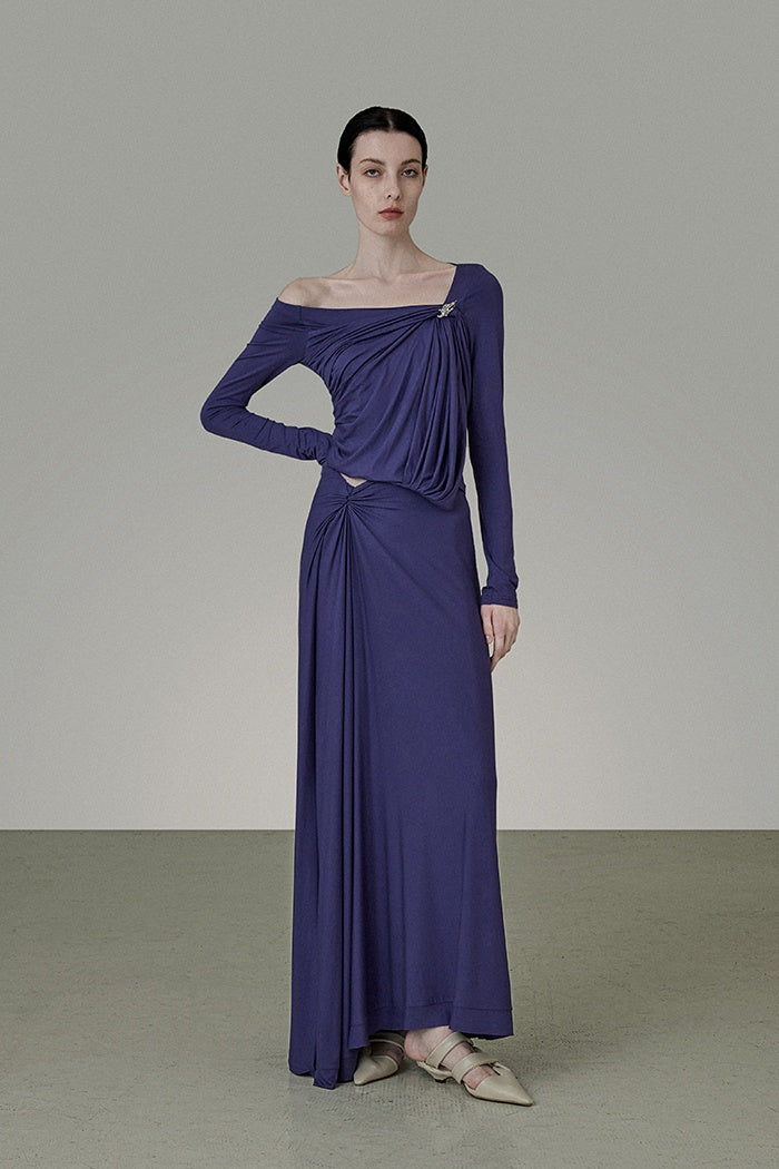 Sculpted Drape Knit Set