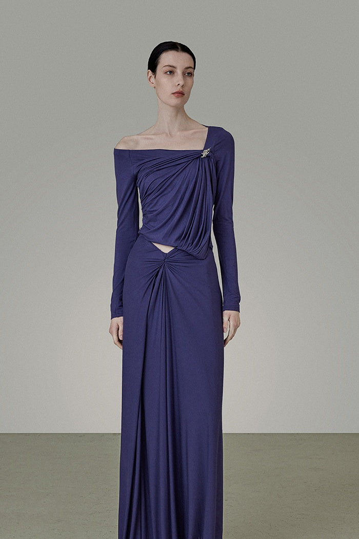 Sculpted Drape Knit Set