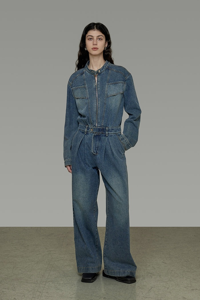 Deconstructed Vintage Jumpsuit