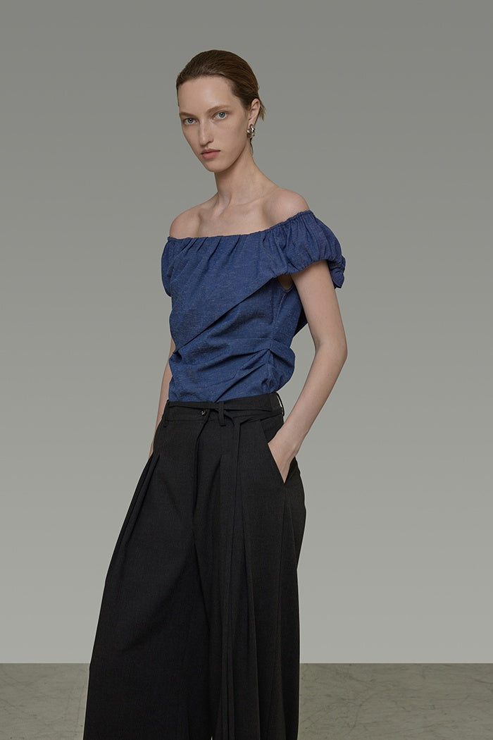 Sculpted Elegance Asymmetric Top