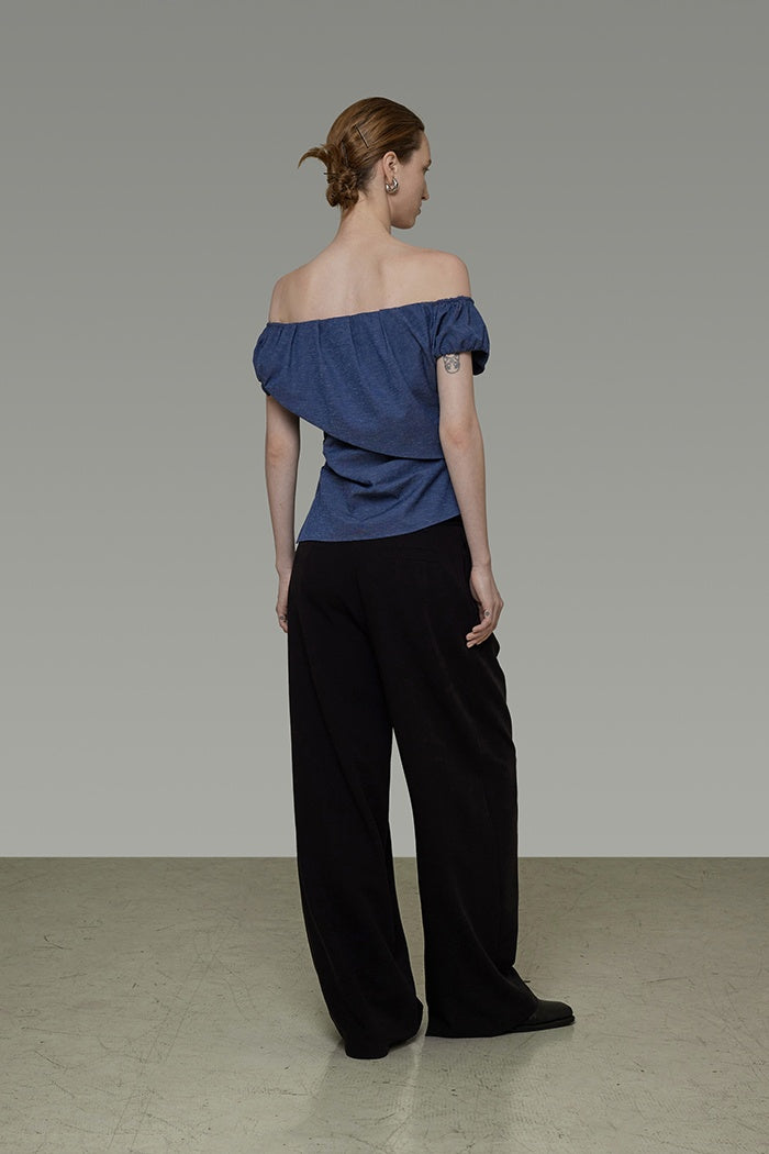 Sculpted Elegance Asymmetric Top