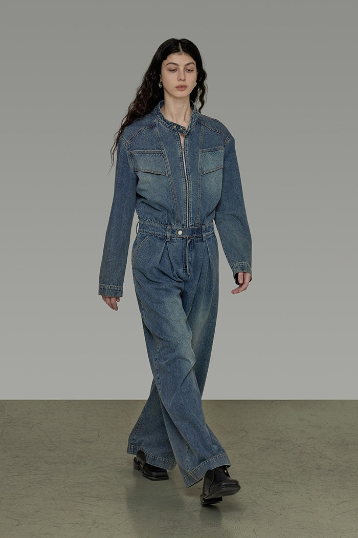 Deconstructed Vintage Jumpsuit