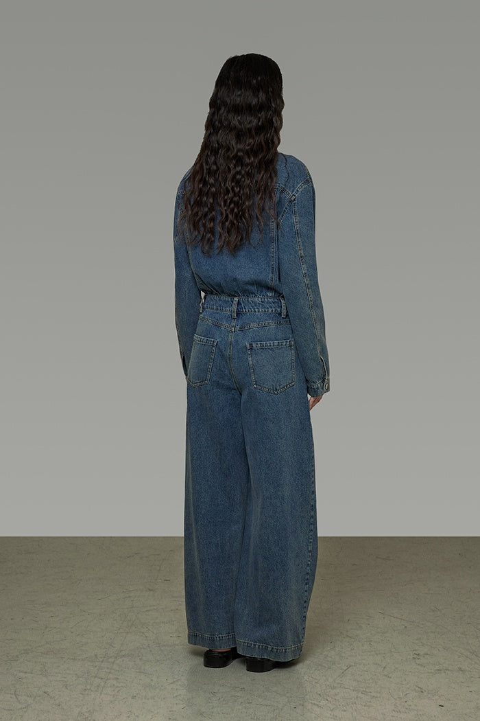 Deconstructed Vintage Jumpsuit