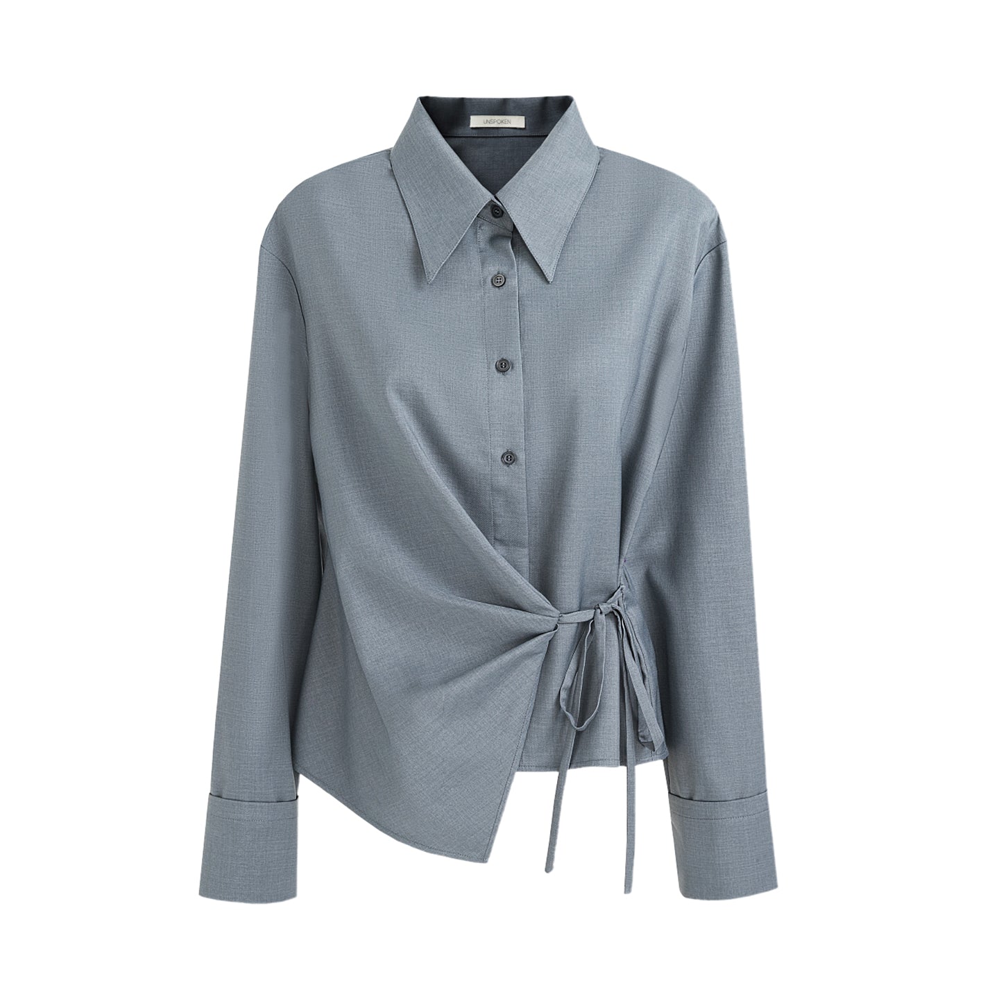 Sculpted Wrap Blouse - Effortless Chic