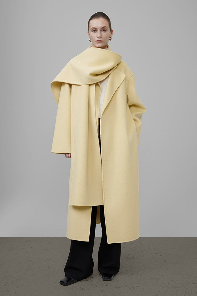 Lux Wool Wrap Coat