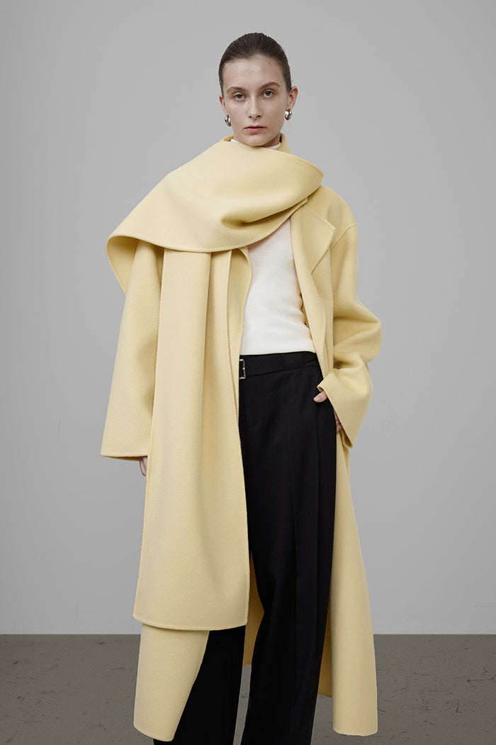Lux Wool Wrap Coat