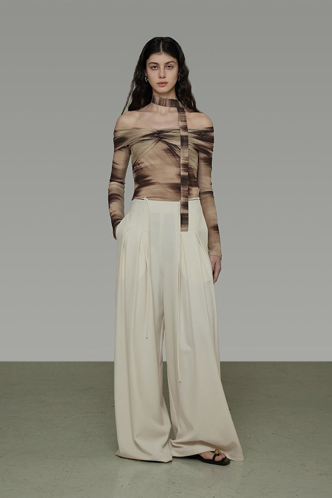 Whisper Knit Off-Shoulder Blouse