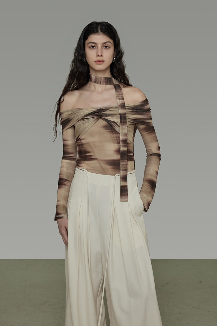 Whisper Knit Off-Shoulder Blouse