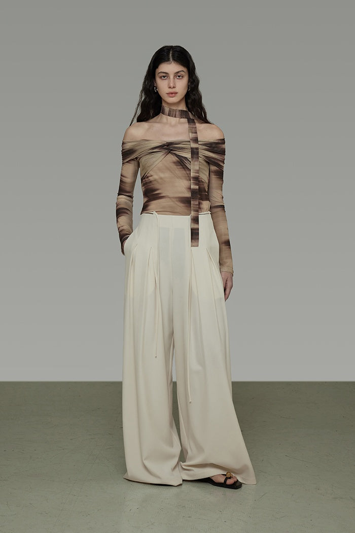 Whisper Knit Off-Shoulder Blouse