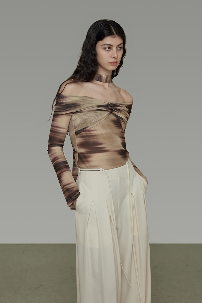 Whisper Knit Off-Shoulder Blouse