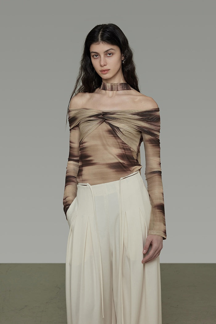 Whisper Knit Off-Shoulder Blouse