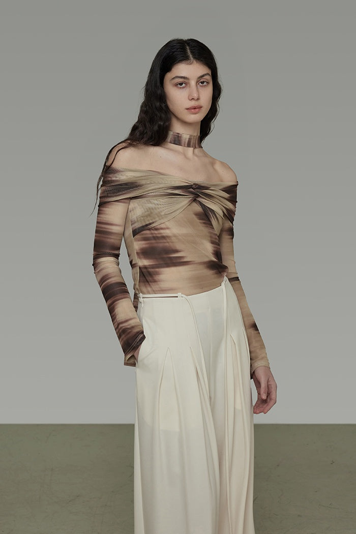 Whisper Knit Off-Shoulder Blouse