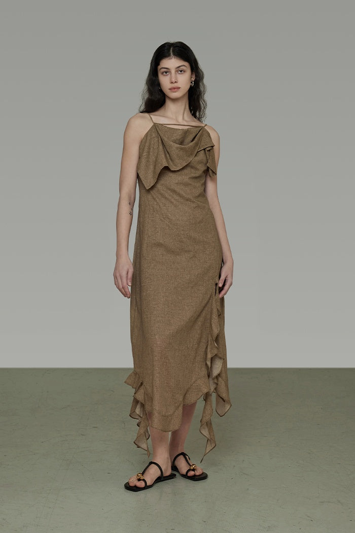 Whispering Ruffles Maxi Dress