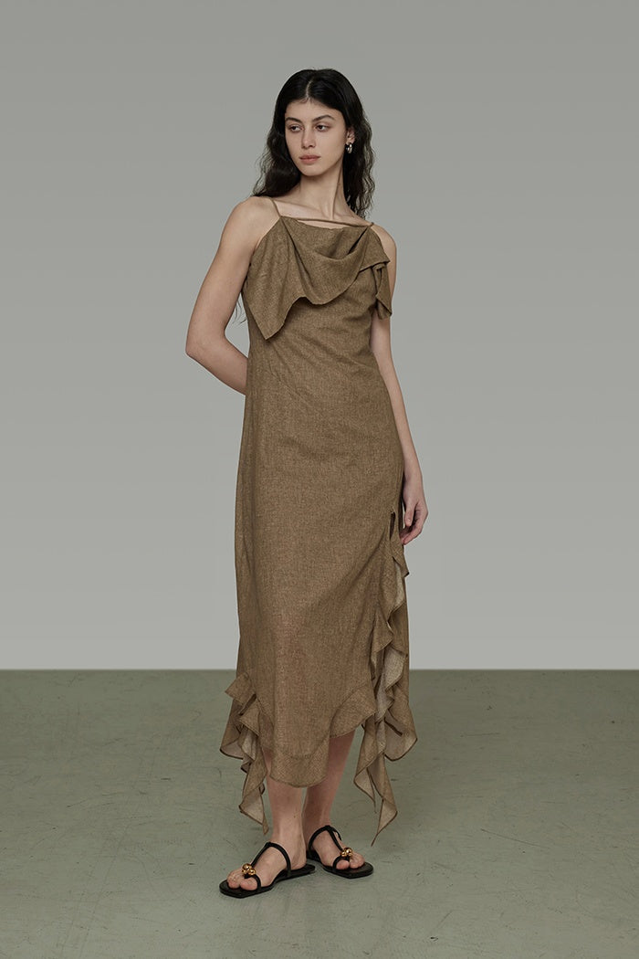 Whispering Ruffles Maxi Dress