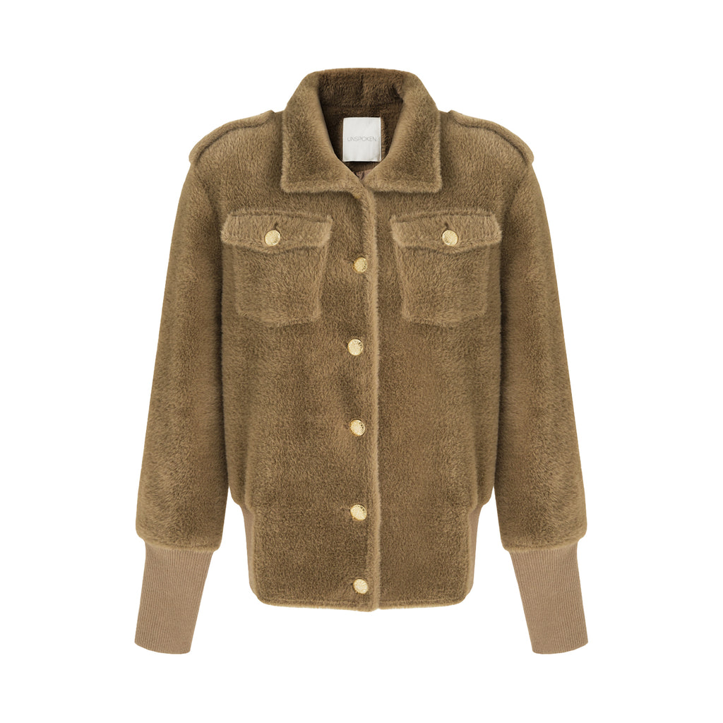 Tailored Precision Wool Short Coat