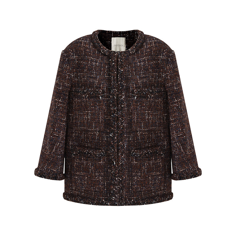 Quiet Elegance Wool Knit Coat