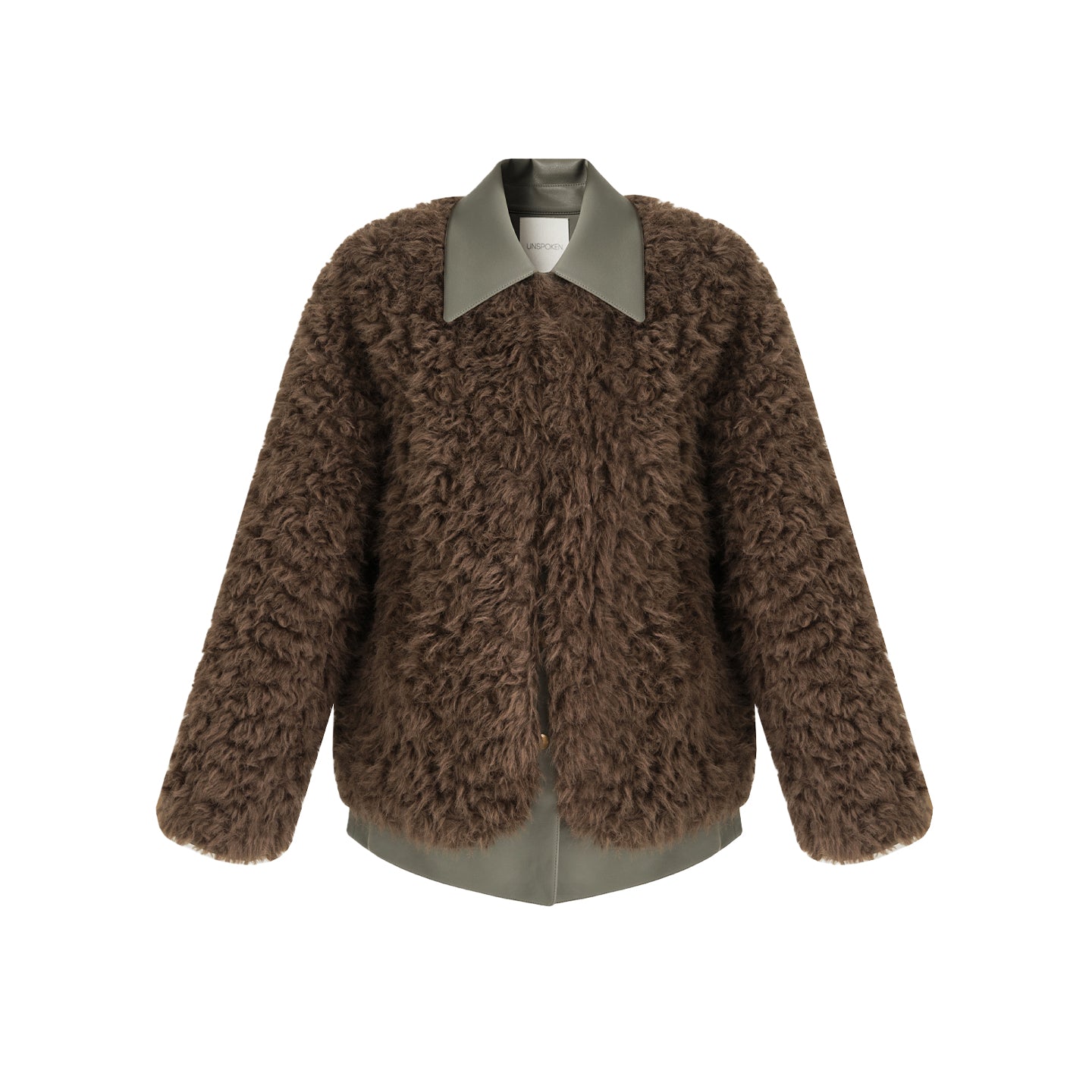 Chic Faux Shearling Fusion Coat