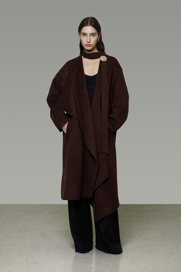 Timeless Wool Wrap Coat