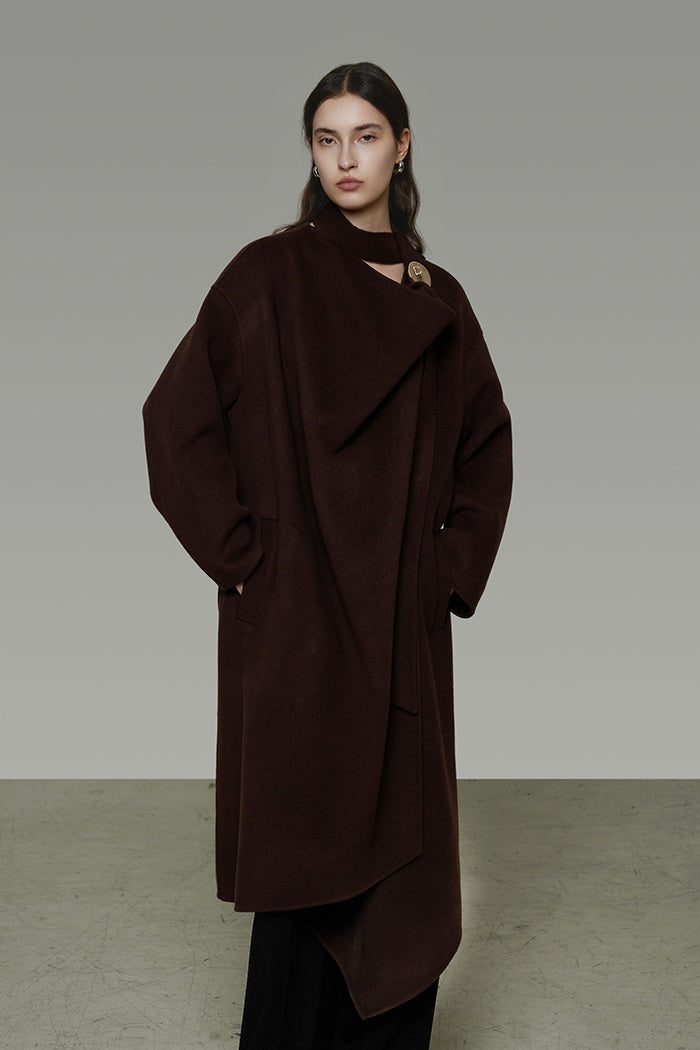 Timeless Wool Wrap Coat