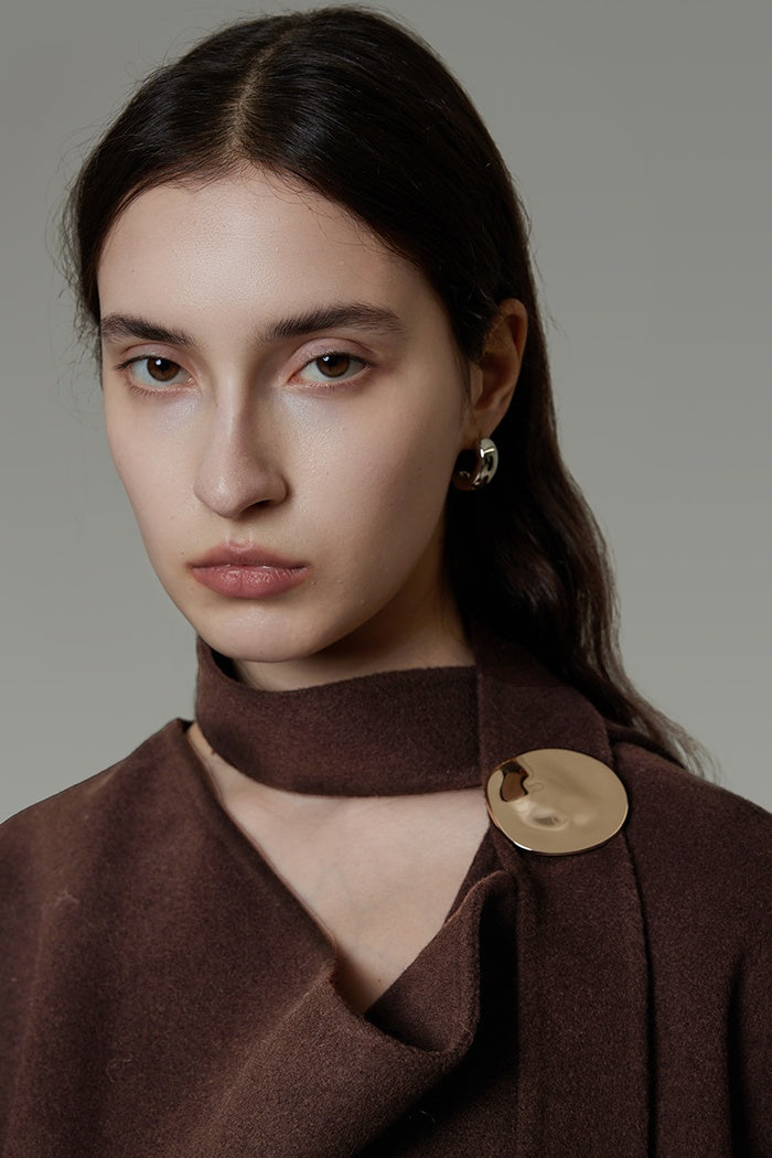 Quiet Luxury Wool Tailored Coat