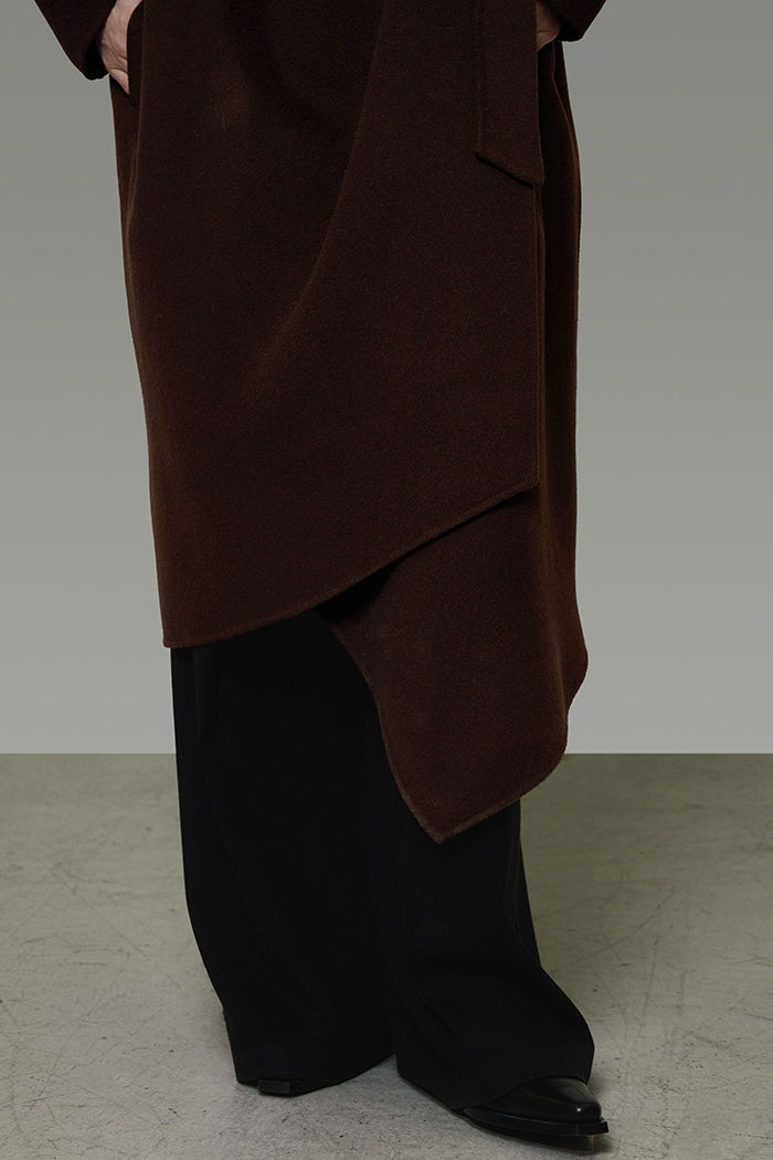 Timeless Wool Wrap Coat