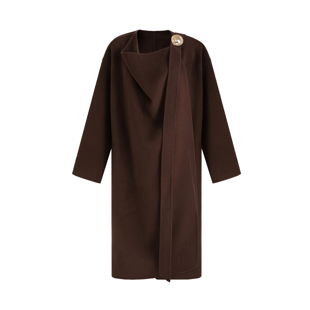 Timeless Wool Wrap Coat