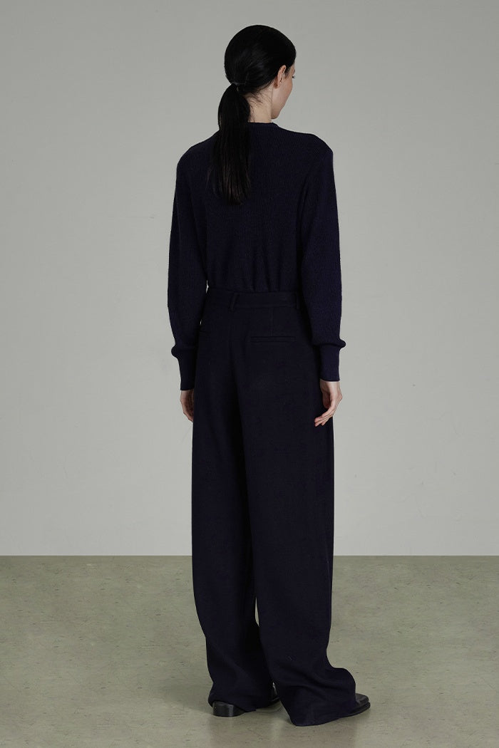 Chic Colorblock V-Neck Knit Layer