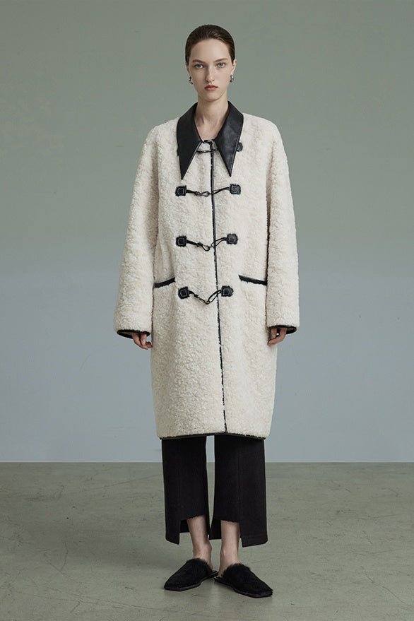 Quiet Luxury Wool Toggle Coat