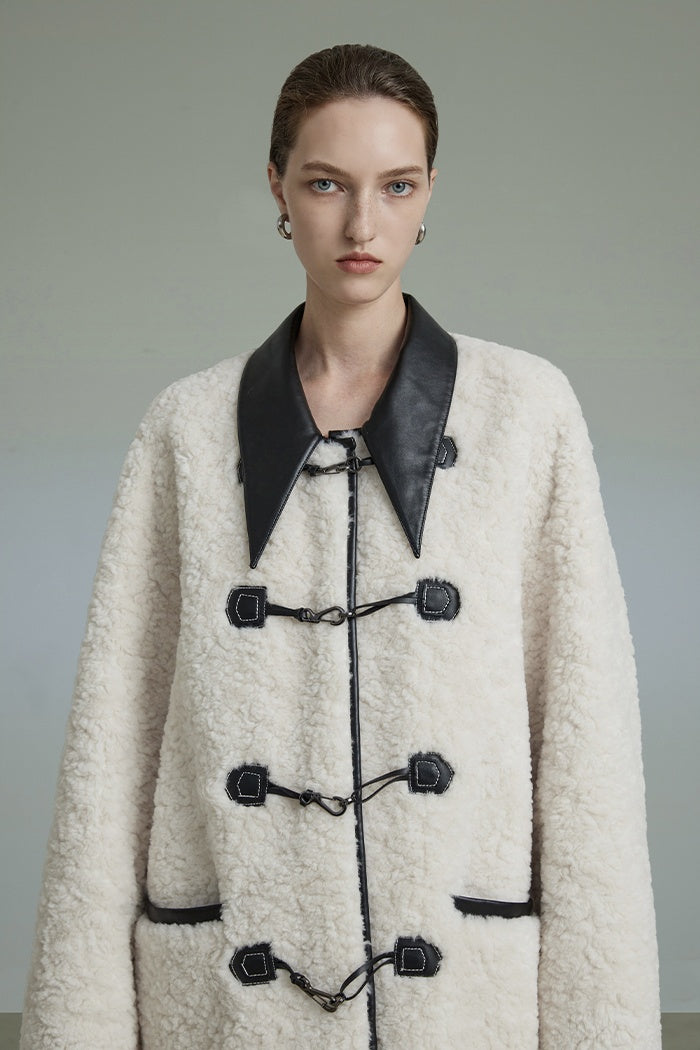 Quiet Luxury Wool Toggle Coat