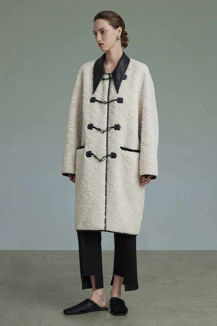 Quiet Luxury Wool Toggle Coat