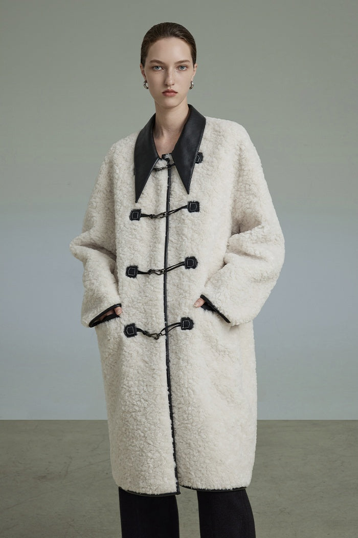 Quiet Luxury Wool Toggle Coat