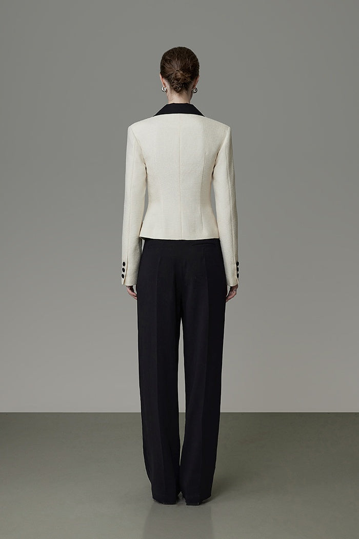 Quiet Elegance Contrast Jacket