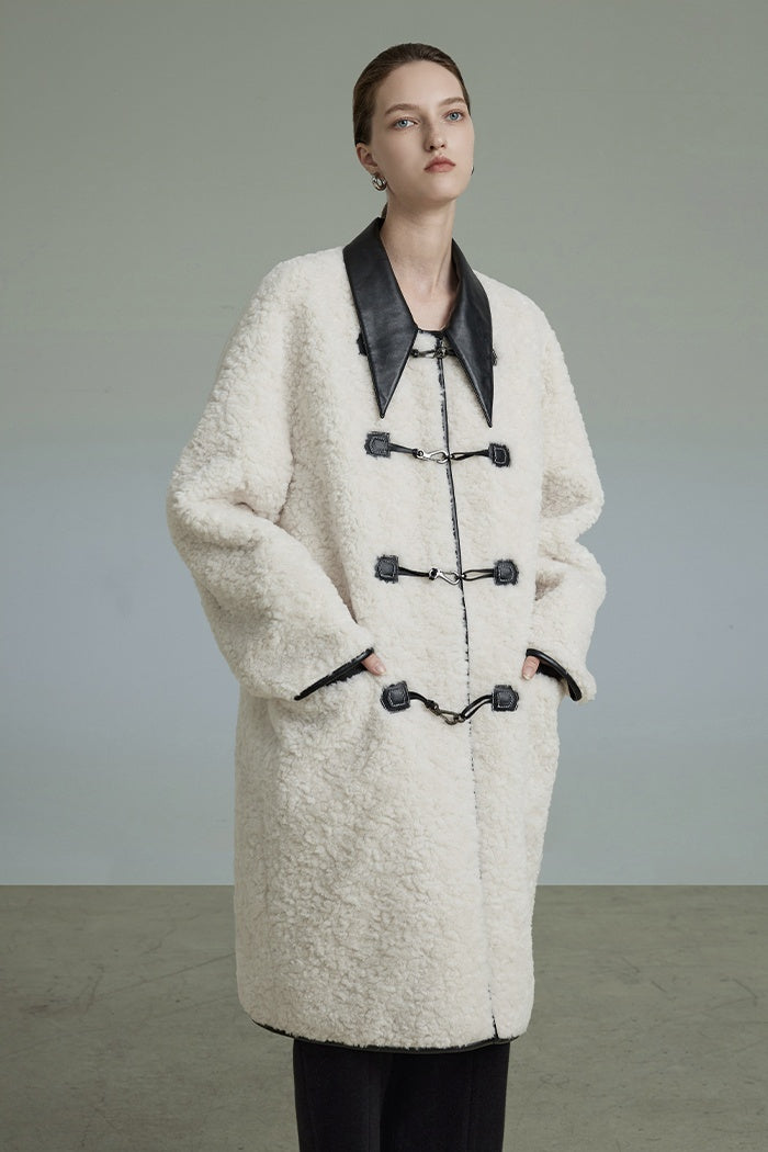 Quiet Luxury Wool Toggle Coat