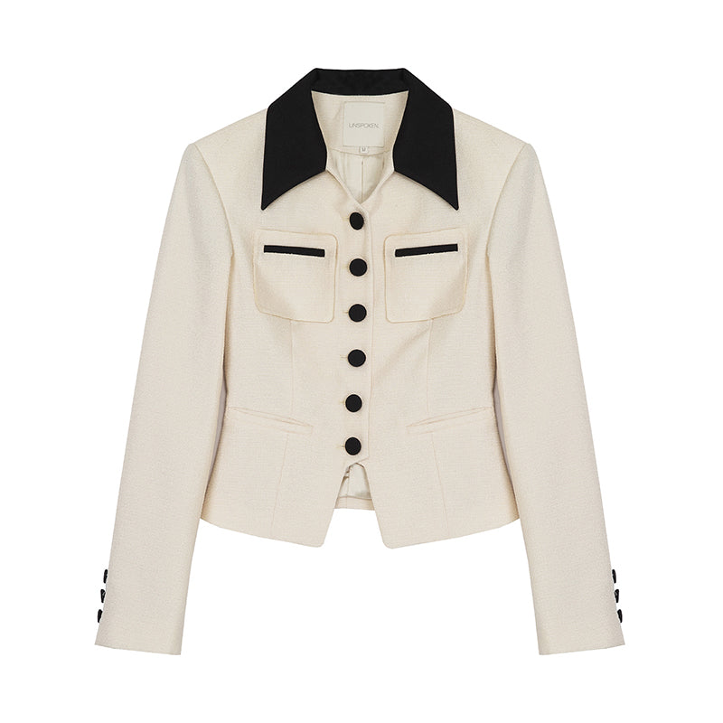 Quiet Elegance Contrast Jacket