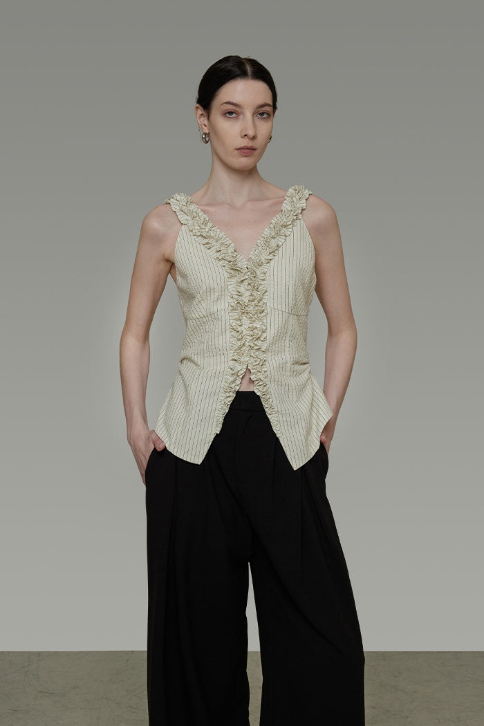 Sculpted Edge V-Neck Camisole