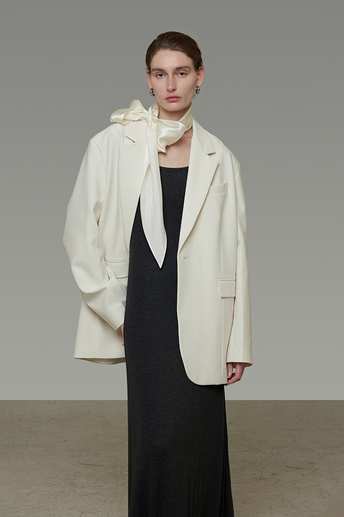 Artful Drape Soft Power Blazer