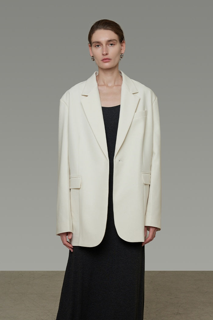 Artful Drape Soft Power Blazer