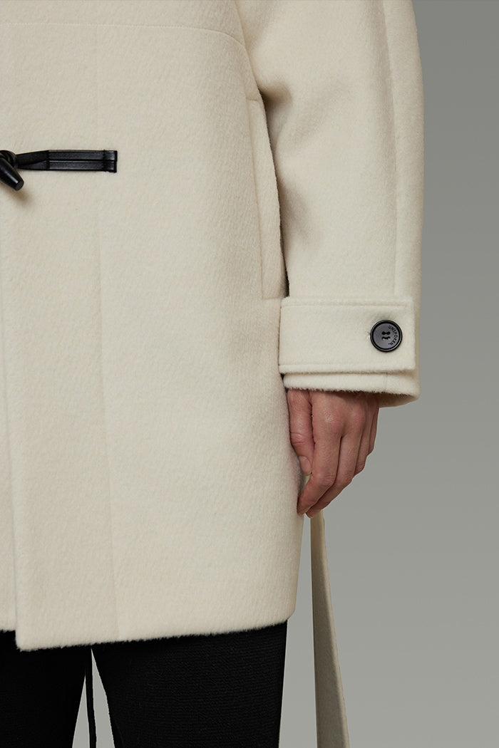 Timeless Wool Blend Toggle Coat