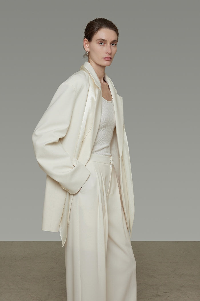 Artful Drape Soft Power Blazer