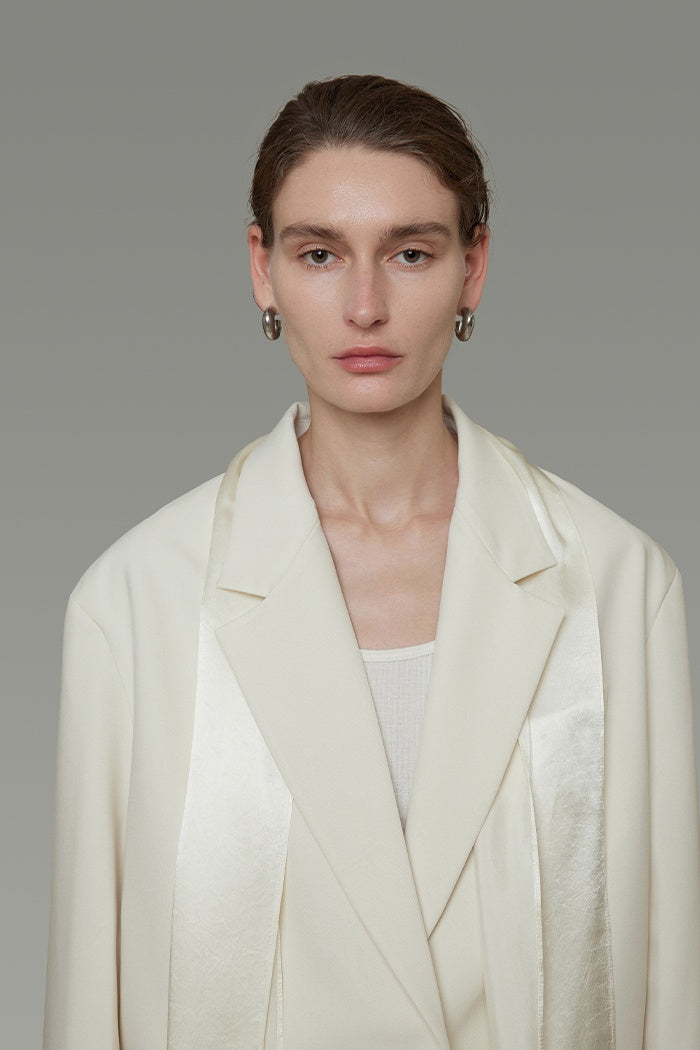 Artful Drape Soft Power Blazer