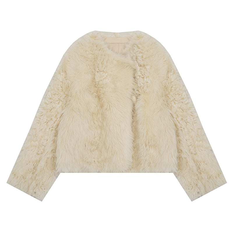 Quiet Luxury Faux Fur Shearling Jacket
