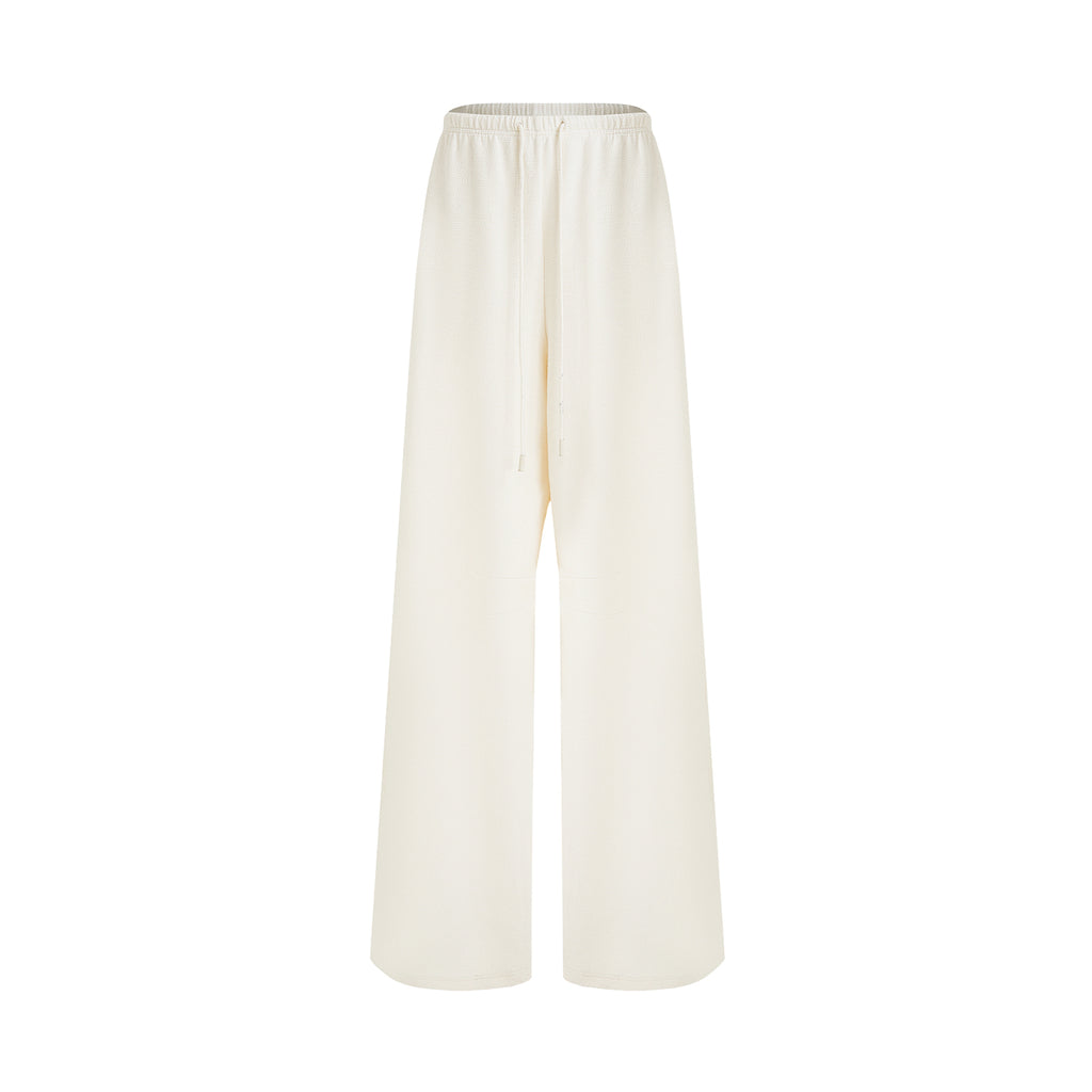 Elevated Drape Wide-Leg Trousers