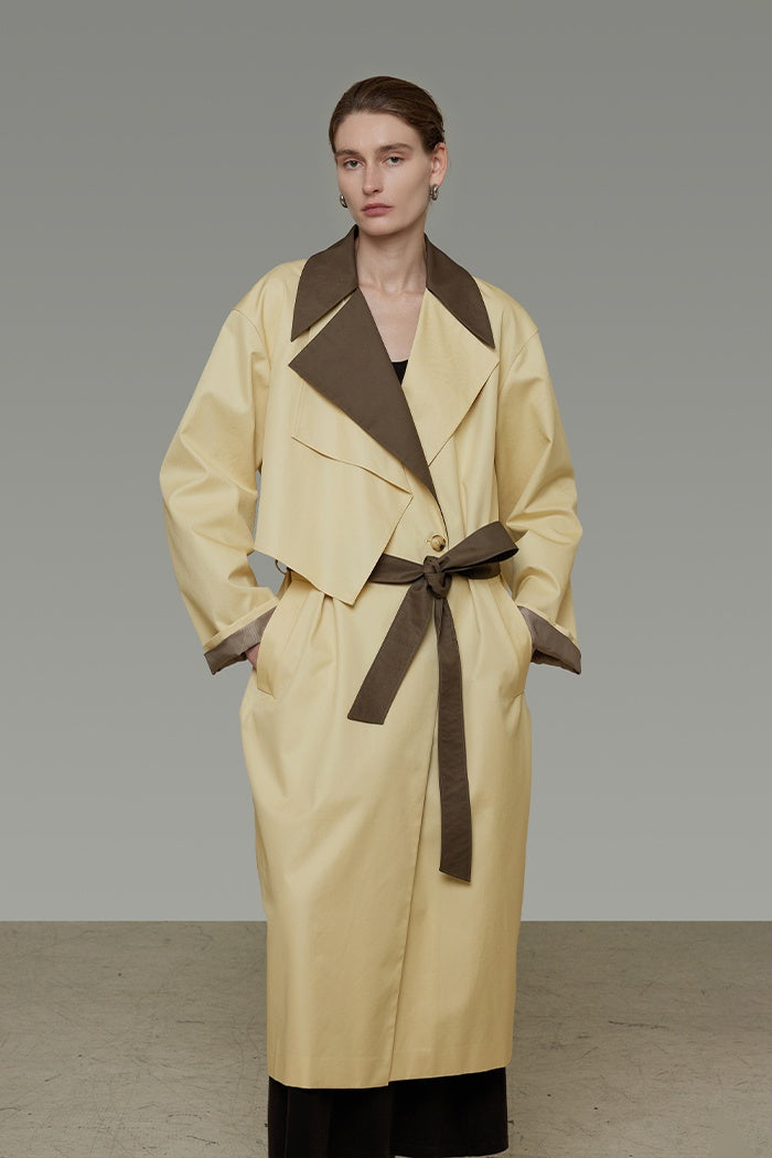 Architectural French Collar Trench
