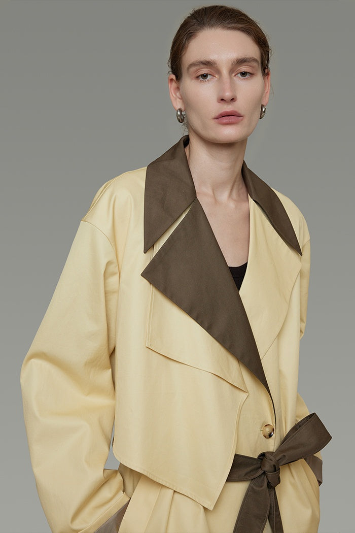 Architectural French Collar Trench